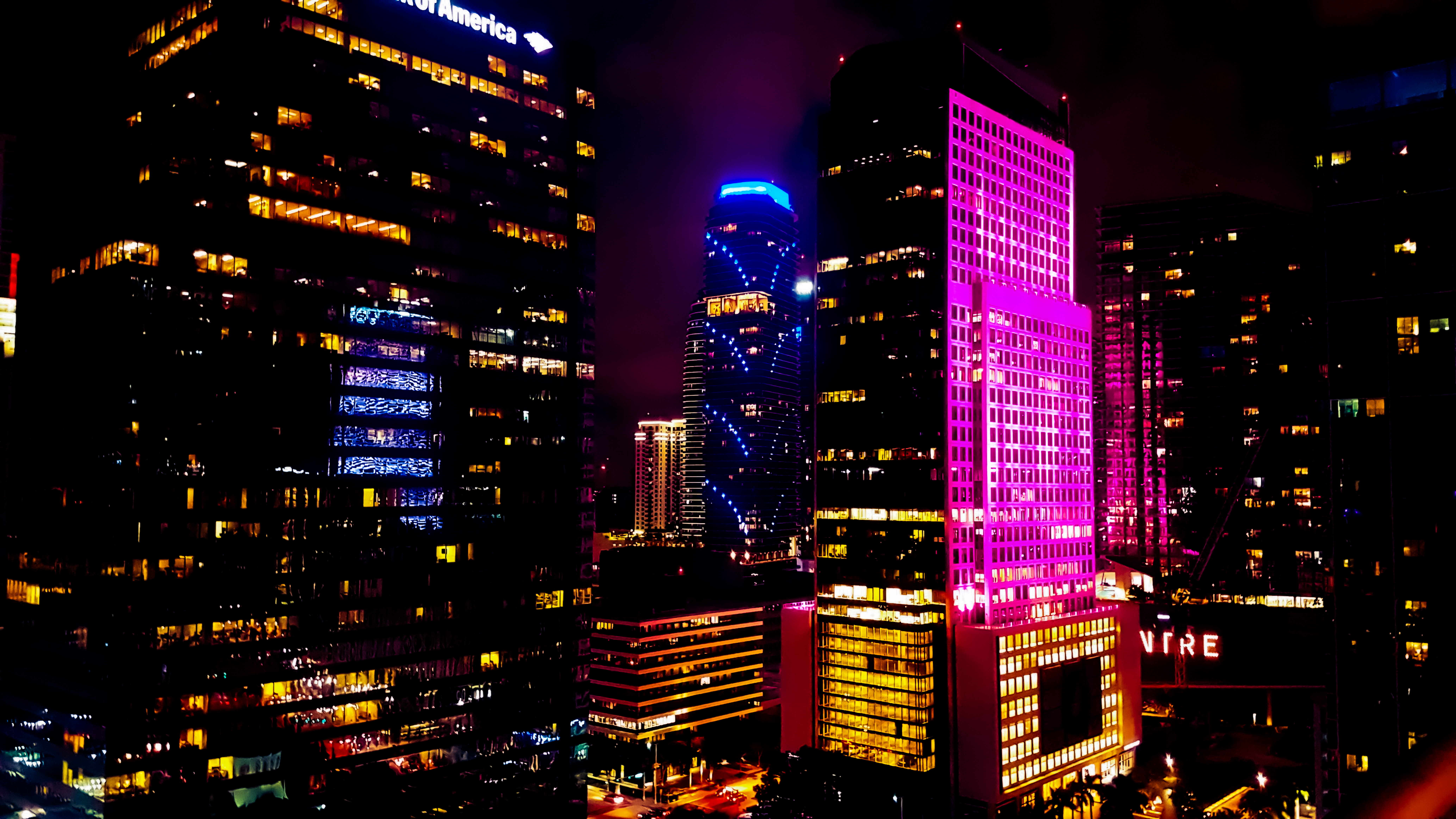 Miami down town night 